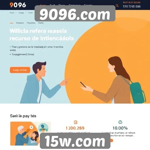 novos recursos de interação no site 9096.com